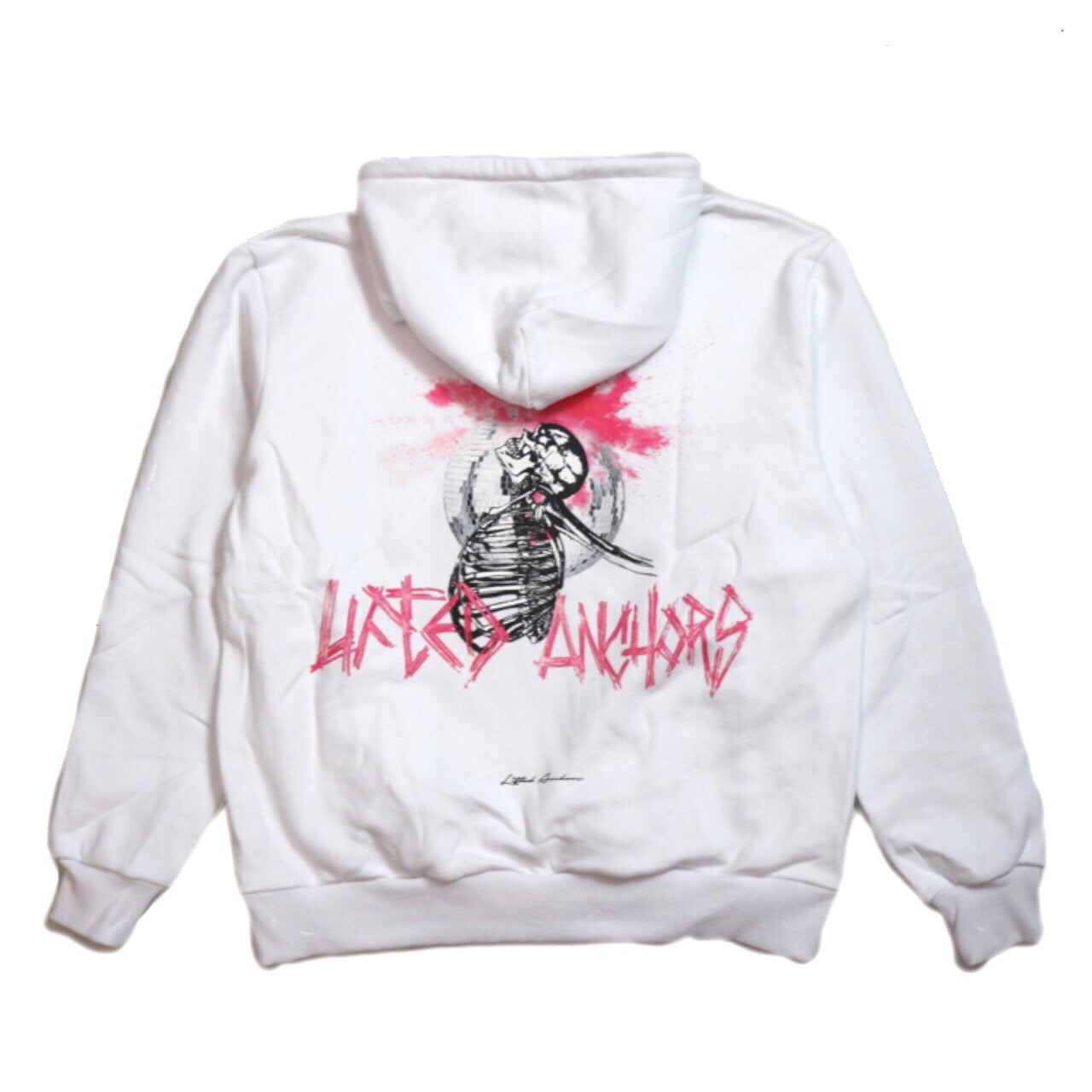 LIFTED ANCHORS/WHITE-DISCO HOODIE